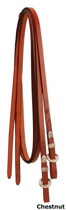 Tory Leather Tory Touch of Silver Split Reins Chestnut