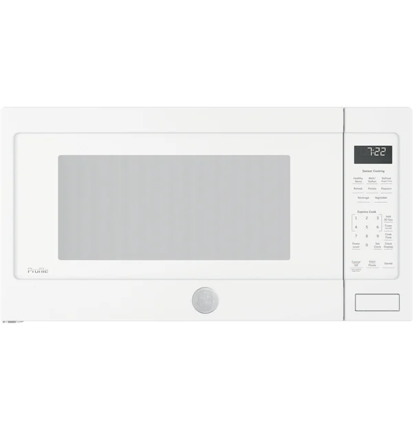 GE Profile PES7227DLWW 1100W Microwave - 2.2 cu ft - White