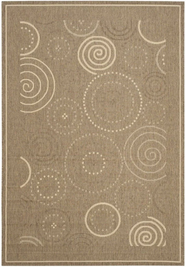 Safavieh Courtyard CY1906-3009 5&3x22 x 7&7x22 Brown - Natural Area Rug