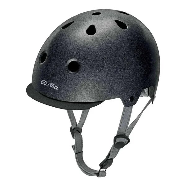 Electra Helmet, Solid Color Graphite Reflective, Small