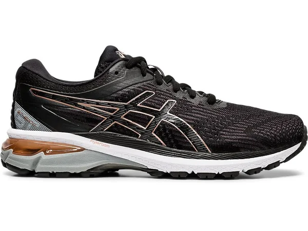 Asics GT-2000 8 Women's Shoes Black/Rose Gold : 5 2A - Narrow