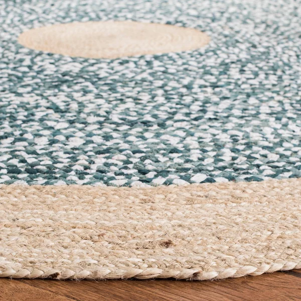 Safavieh Cape Cod 210 Area Rug - Rust, Natural, 4& x 4& Round