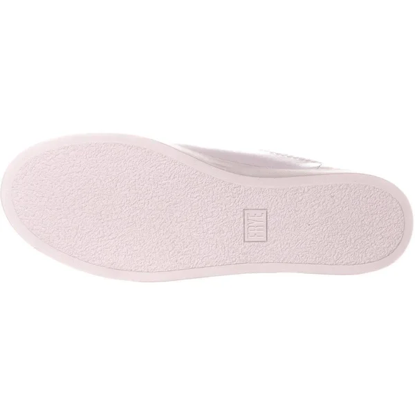 Frye Lena Zip Low Sneakers in White, Women's Size 10