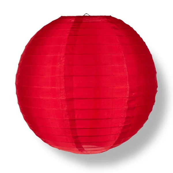 36x22 Red Nylon Lantern, Durable Hanging Decoration