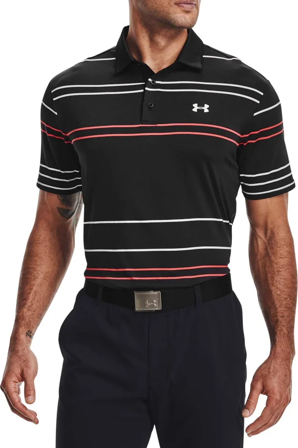 Under Armour Men's Playoff 2.0 Golf Polo, Small, Black