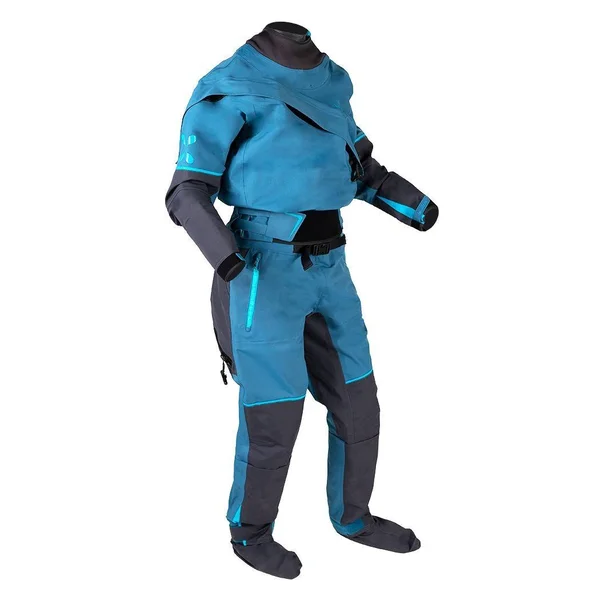 Level Six Women's Freya Front Entry Drysuit - XL, Beet Red