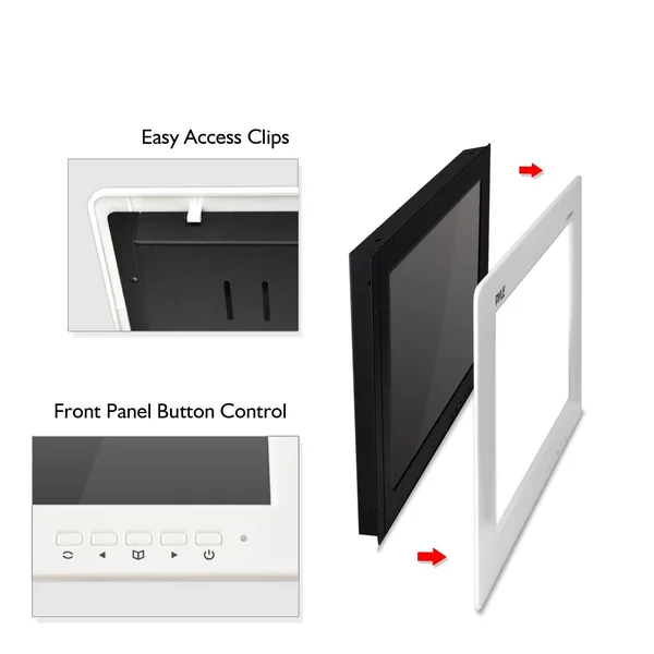 12.5x22 Video Monitor Panel Display Screen, Full HD 1080p Support, Hdmi/rca/vga