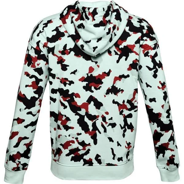 Under Armour Men's Rival Fleece Camo Hoodie - Blue - SM