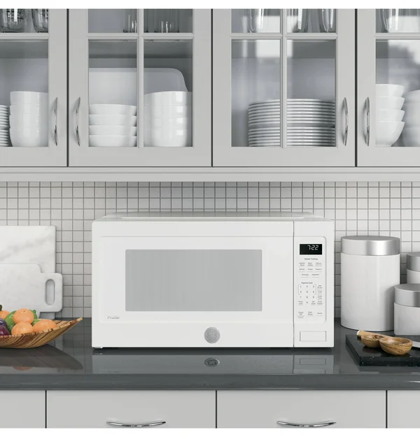 GE Profile PES7227DLWW 1100W Microwave - 2.2 cu ft - White