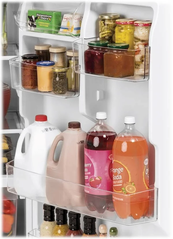 GE 21.9 Cu. ft. Top Freezer Refrigerator - Black (GTS22KGNRBB)