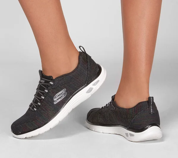 Skechers Women's Relaxed Fit Empire D&Lux Dance Party Sneaker