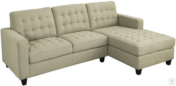 Norma Beige Sectional by Furniture of America