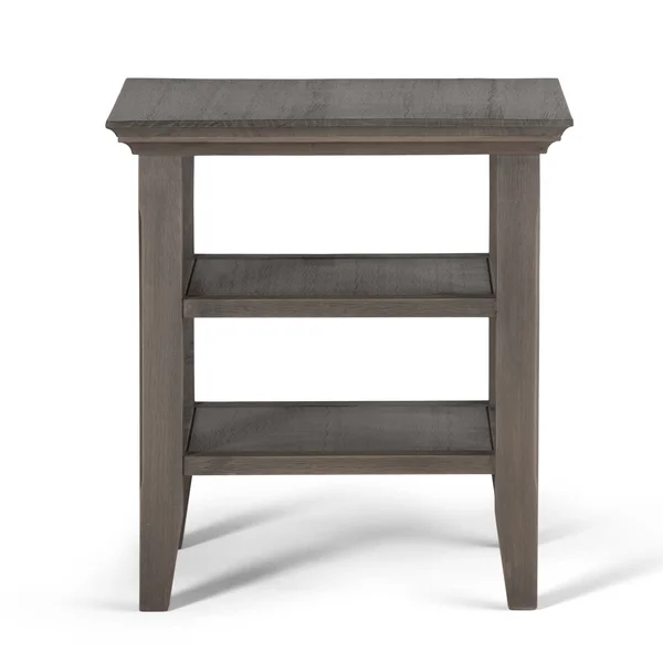 Wyndenhall Normandy Farmhouse End Side Table (Grey)