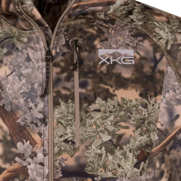 King&s Camo XKG Covert Hoodie-Olive-Large