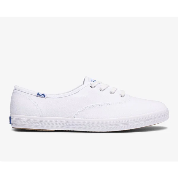Keds Champion Feat. Organic Cotton White - Size 11XW Women's Shoes