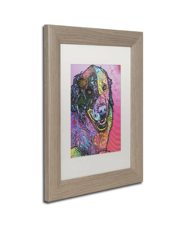 Trademark Fine Art &Splatter& Framed Graphic Art Print - Size: 14x22 H x 11x22 W x 0.5x22 D, Matte Color: White