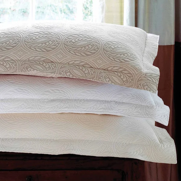 Peacock Alley Vienna Euro Sham, Ivory
