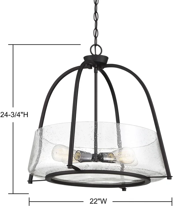 Savoy House 7-2181-4-13 Dash 4 Light English Bronze Pendant