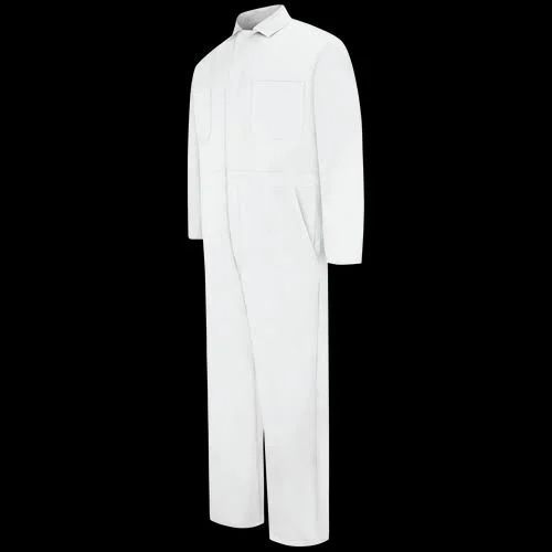 Red Kap Snap-Front Cotton Coverall CC14 - White - 52