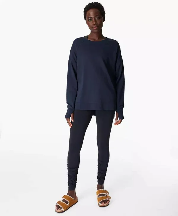 Sweaty Betty After Class Sweatshirt - Blue, Women's XXL