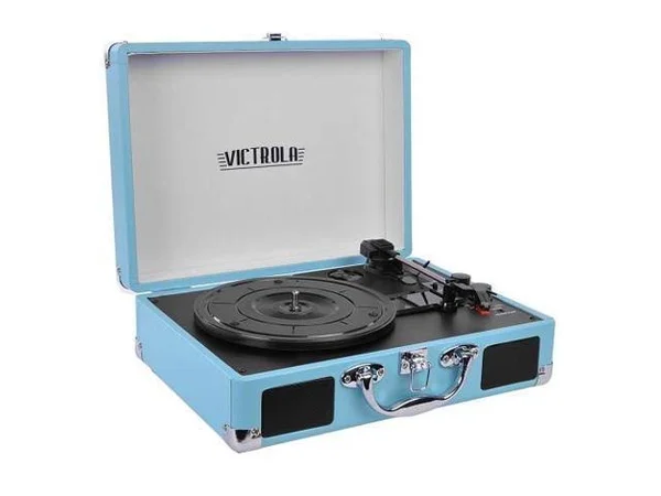 Victrola VSC-550BT Vintage Turntable - Turquoise
