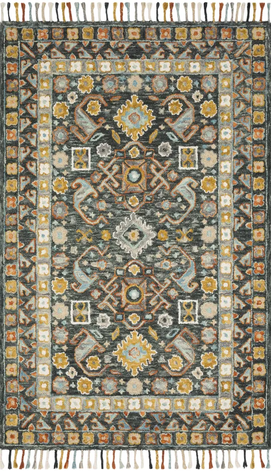 Loloi II Elka ELK-03 2&6x22 x 7&6x22 Denim, Multi Rug