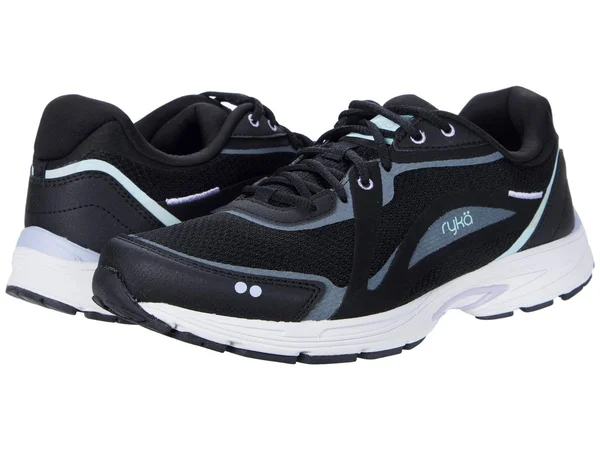 Ryka Women's Sky Walk Fit Walking Shoes - Black Aqua