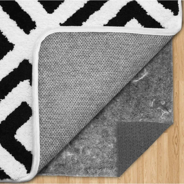 Gorilla Grip Original Felt and Rubber Underside Gripper Area Rug Pad .25 inch Thick, 6x9 ft, for Hardwood and Hard FLOOR, Plush