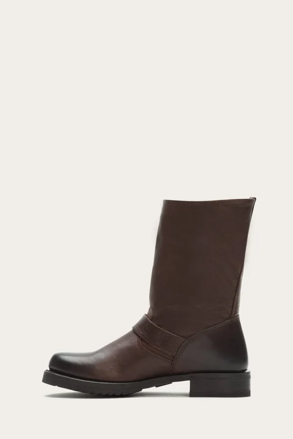 Frye, Veronica Short, 7.5 US, Dark Brown
