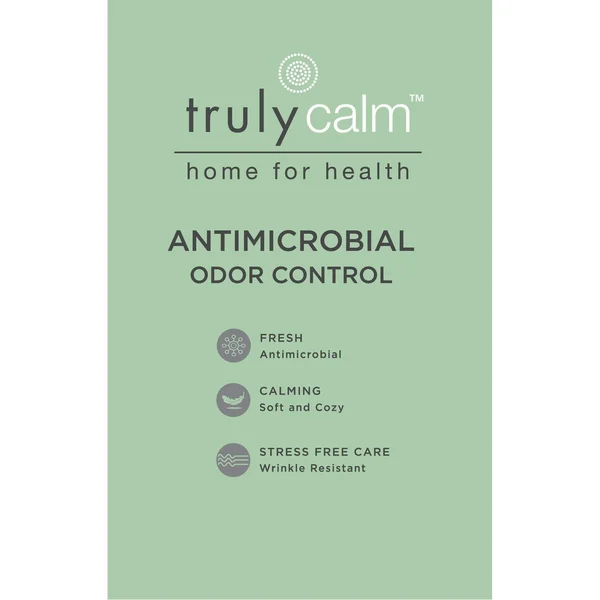 Truly Calm Antimicrobial Sheet Set - Grey - Queen