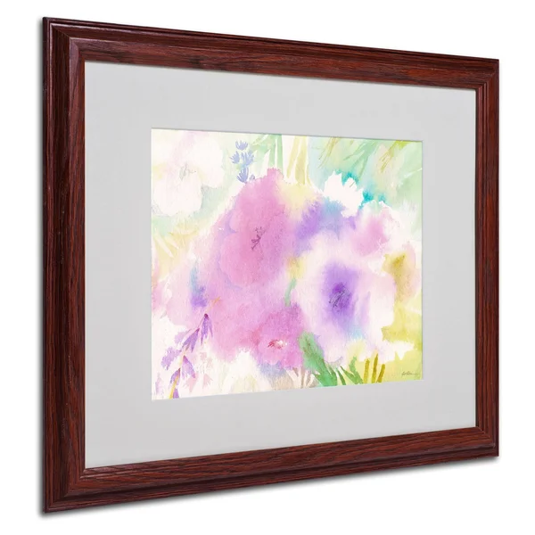 Trademark Fine Art Purple Magic Canvas Art by Sheila Golden, Wood Frame, Size: 16 x 20