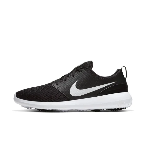 Nike Roshe G Golf Shoes Black/Metallic White M 11.5