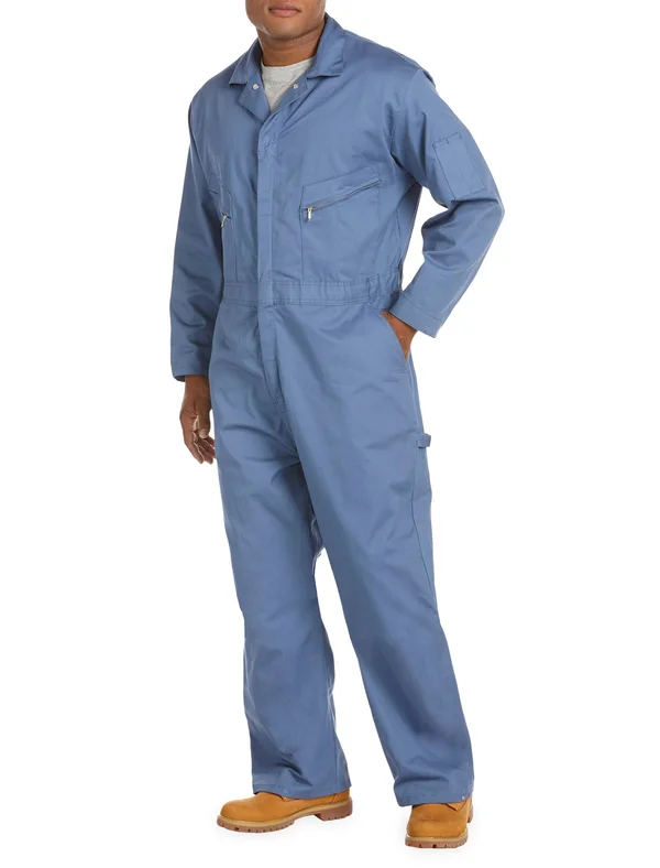 Berne Deluxe Unlined Coverall Size LT/46T Tall (Postman Blue)