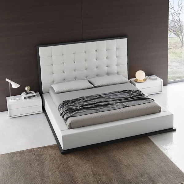 Modloft Jane Left-Facing Nightstand - Glossy White