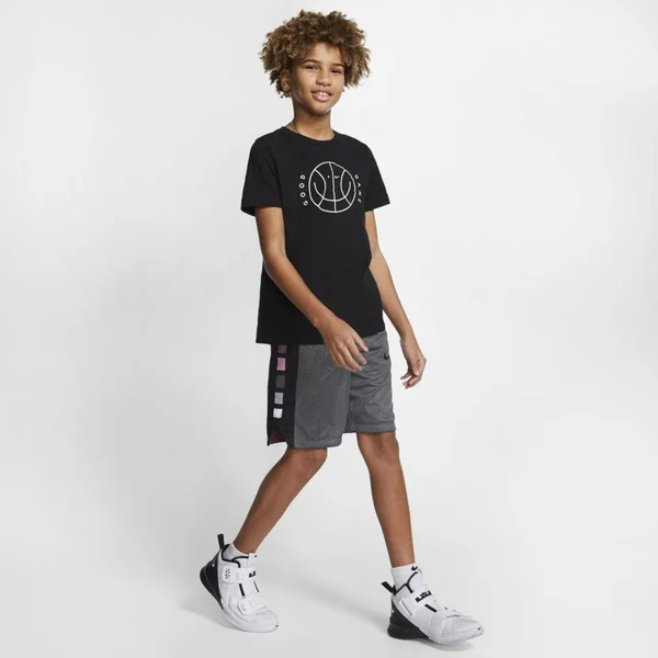 Nike Boy's Reversible Basketball Shorts Iron Grey/Black/White XL
