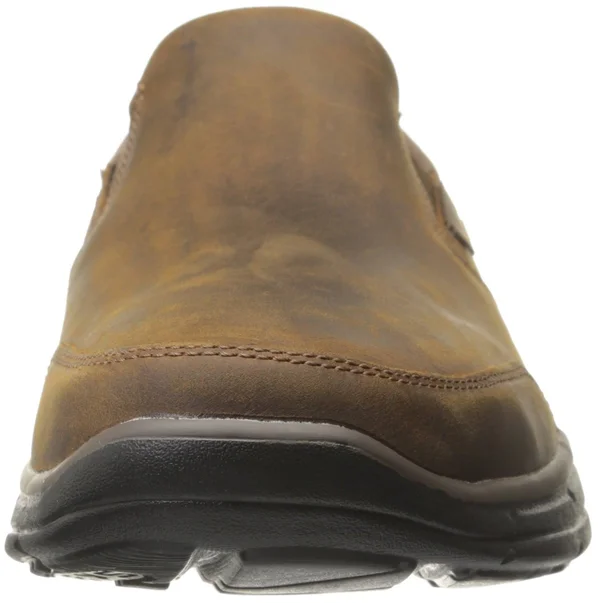 Skechers Men's Glides Calculous Slip-On loafer, dark Brown