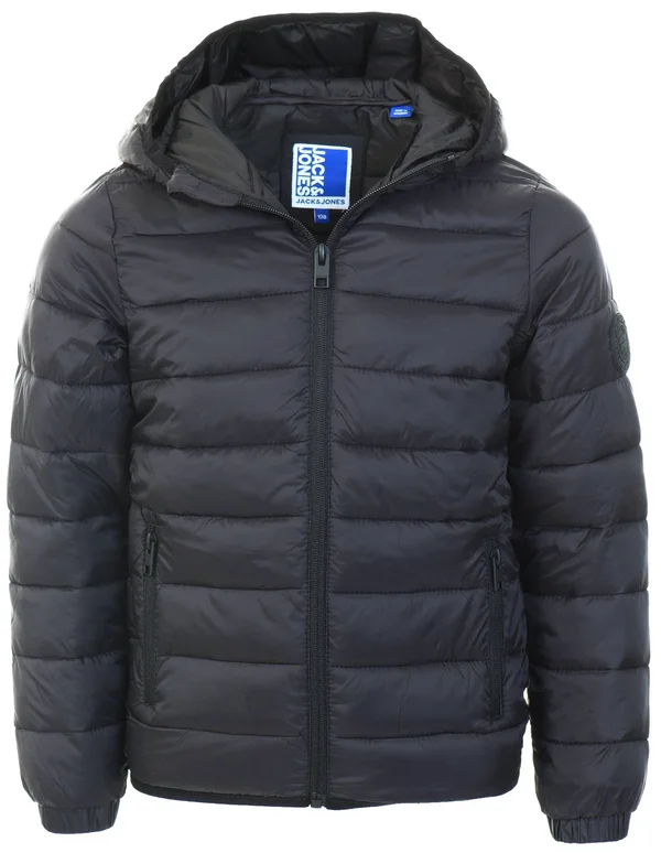 Jack & Jones Black Junior Magic Puffa Jacket