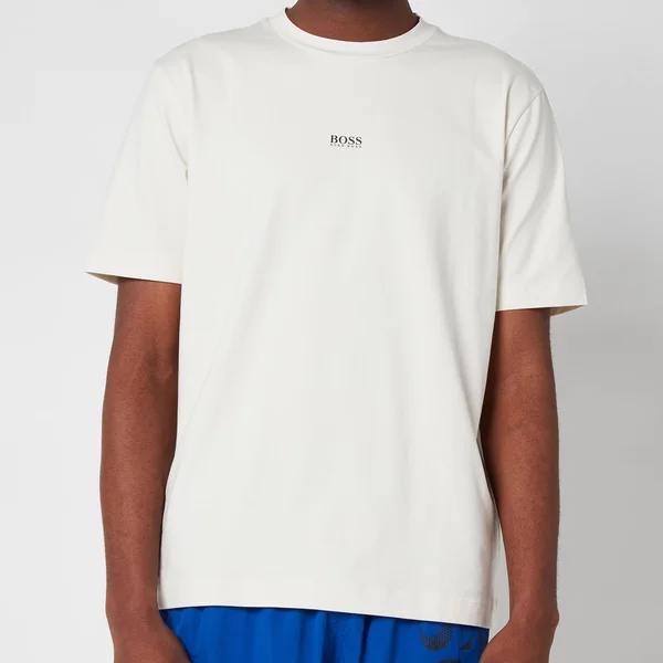 Boss Tchup Logo T Shirt Beige