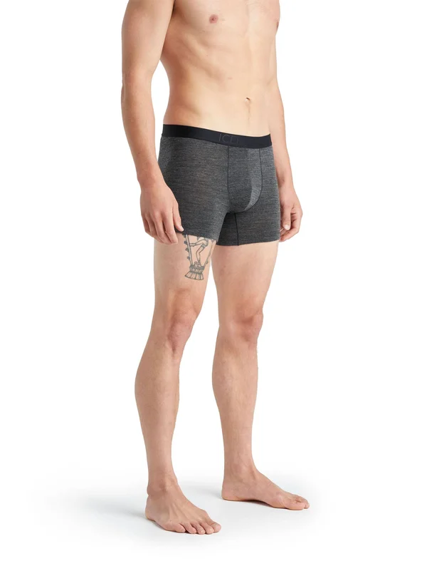 Icebreaker Men's Anatomica Cool-Lite Boxers Black S