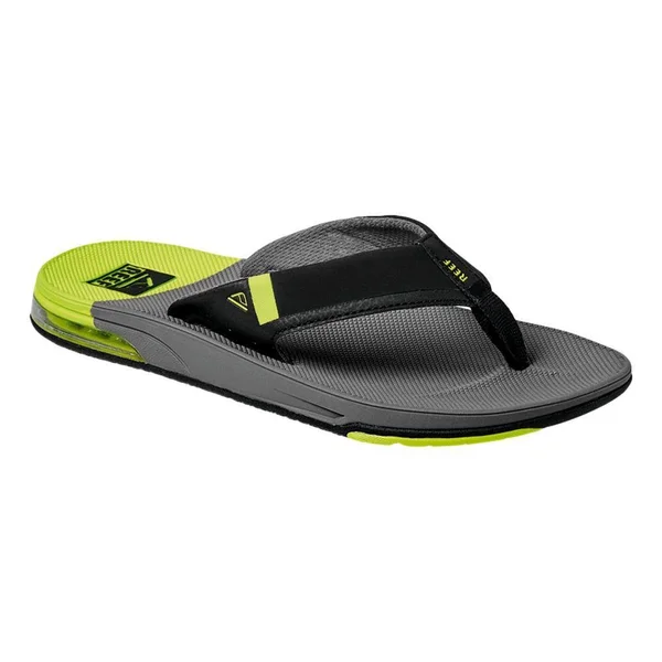 Reef -FANNING Low - Grey/Lime, 10