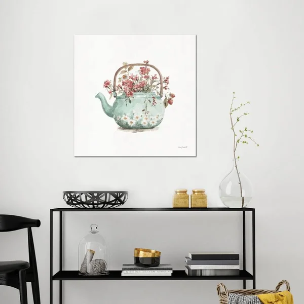 Lisa Audit Canvas Art Prints - Garden Tea III ( Food & Drink > Drinks > Tea art)