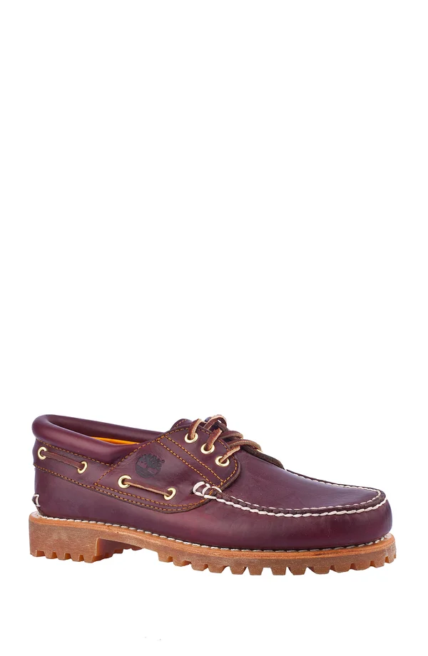 Timberland Men's Traditional 3-Eye Handsewn Lug Casual Shoe - Red, Size 11
