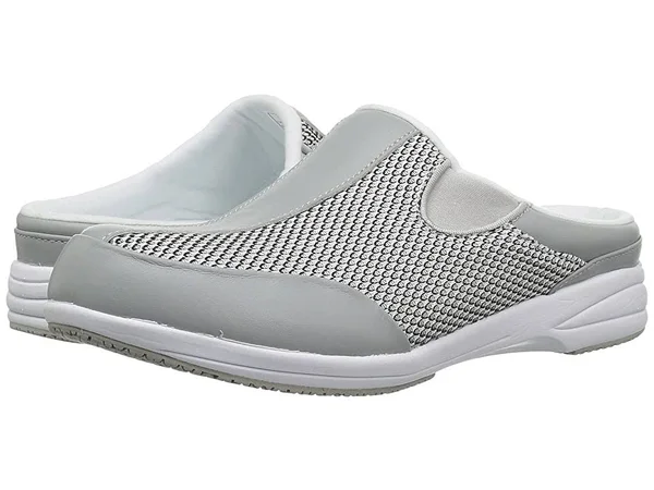 Women's Propet Washable Walker Slide, Size: 9.5, Silver
