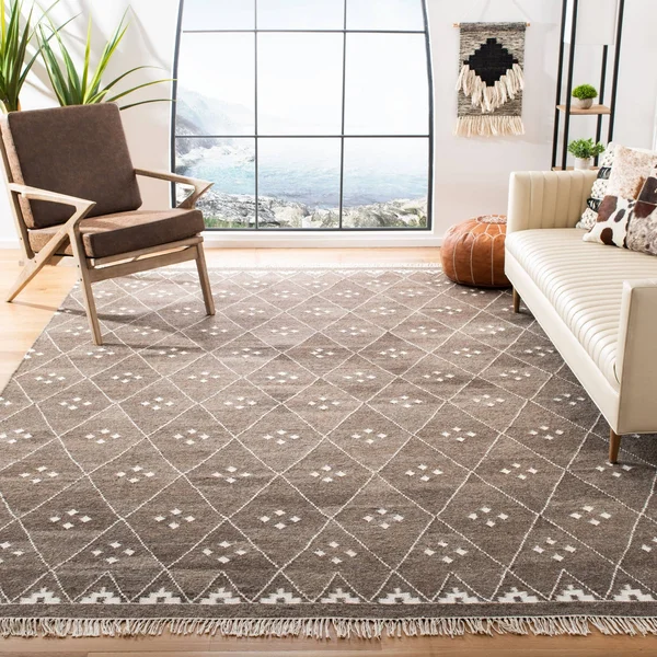 Safavieh Natural Kilim NKM316B Natural, Ivory 10& x 14& Area Rug