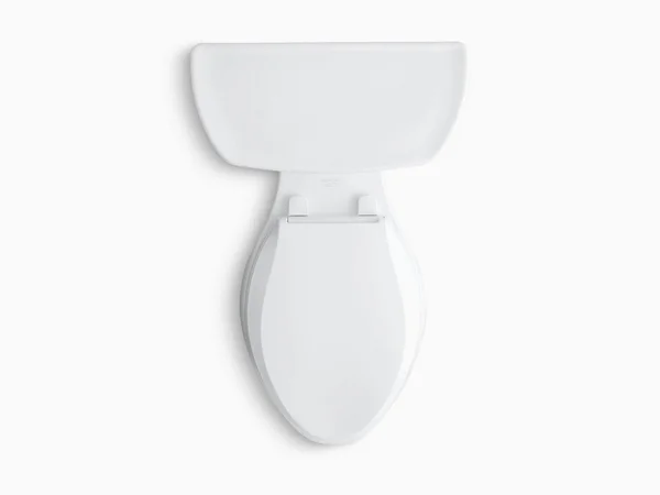Kohler K-3999-7 Highline Comfort Height Two-Piece Elongated 1.28 GPF Toilet - Black Black