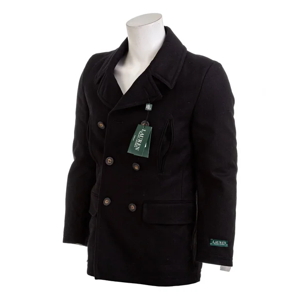 Lauren Ralph Lauren Men's Wool Blend Peacoat