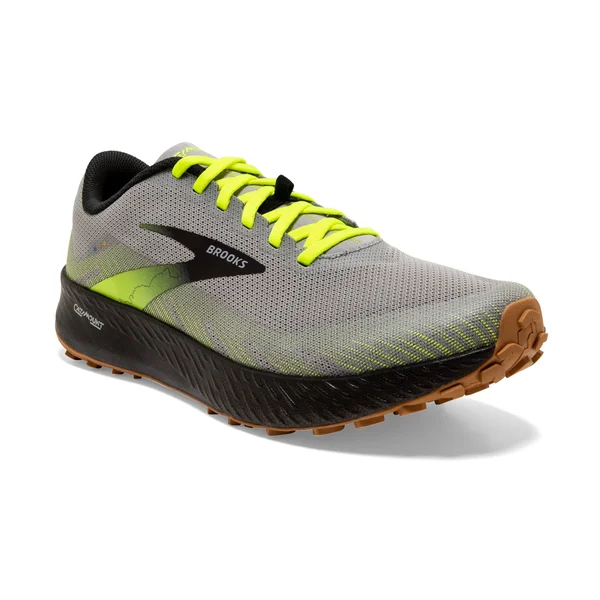 Brooks Catamount Trail Running Shoe - Men's Grey/Nightlife/Black - 11.5