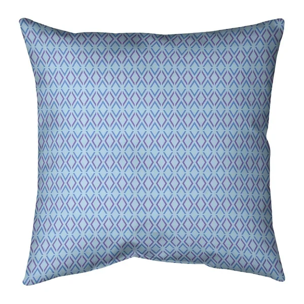 Porch & den Bloomfield Arrow Diamonds Throw Pillow - 16 x 16 - Blue & Purple - Polyester