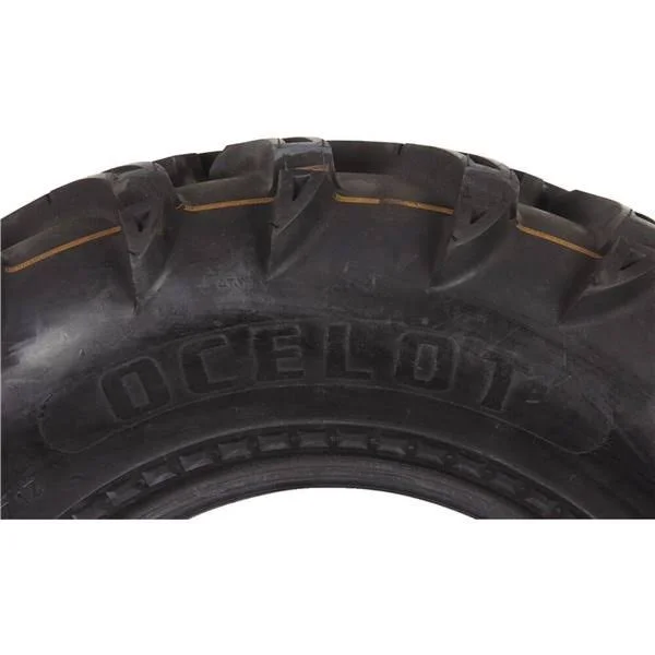 Ocelot 6-Ply Deep Bearclaw Style Zilla V-Tread SXS ATV, UTV Tire 25x8-12 P377, Size: 25 x 8 - 12
