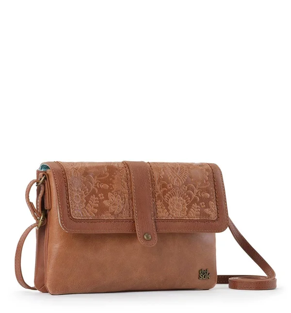 The Sak Loma Flap Crossbody Bag, Meadow Block